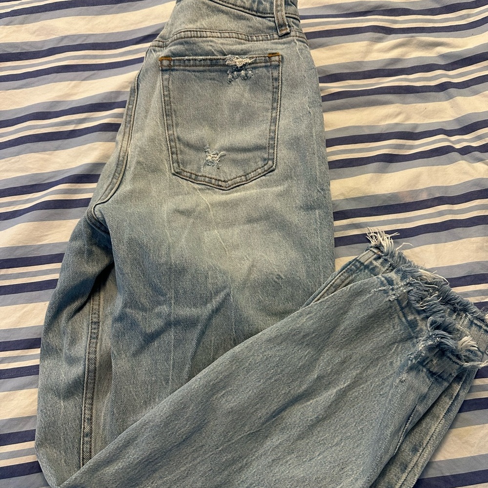 Abercrombie & Fitch Blue Straight Leg Jeans - Picture 3 of 3